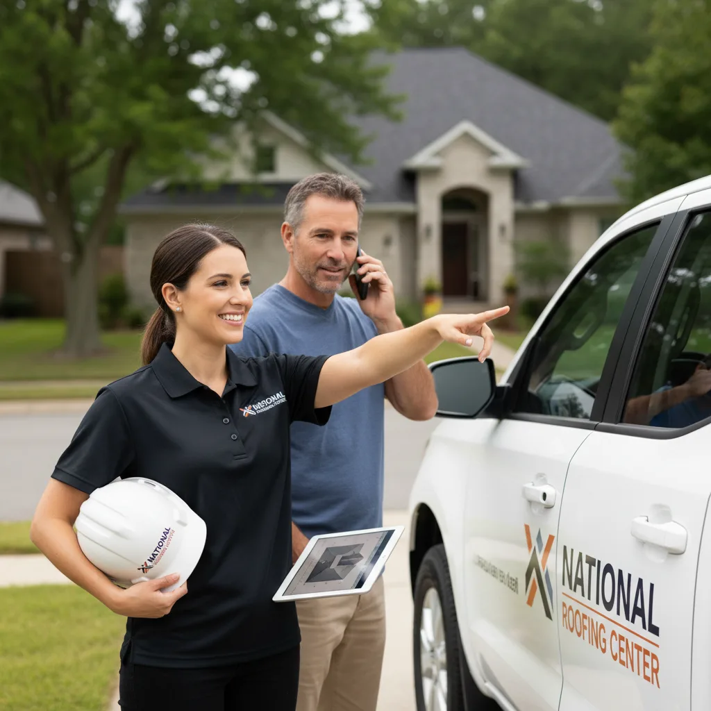 National Roofing Center customer support in Carriere